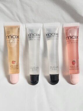 MAX MAKEUP Cherimoya Moisturizing Lip Gloss Jelly - 4 Tubes
